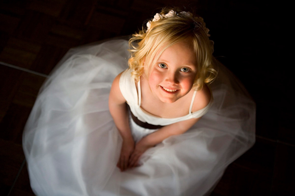photo by Washington D.C. wedding photographer Paul Morse - adorable flower girl 
